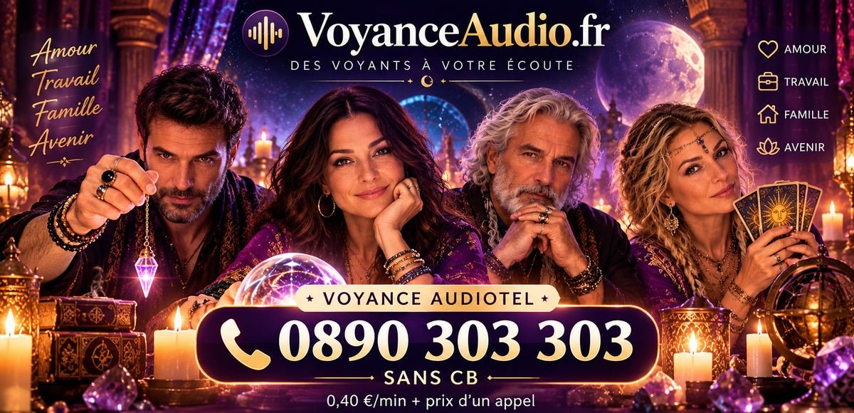 Voyance Audio : voyance audiotel au 0890 303 303, sans CB, 0,40 €/min + prix d'un appel